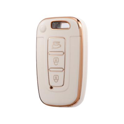 China Soft TPU Plastic Car Key Cover For Hyundai Car Key Cover Case Holder for sale