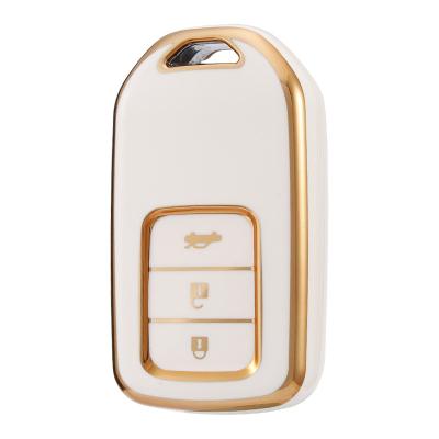 China Soft TPU Plastic Car Key Cover For Honda Car Key Cover Case Holder for sale