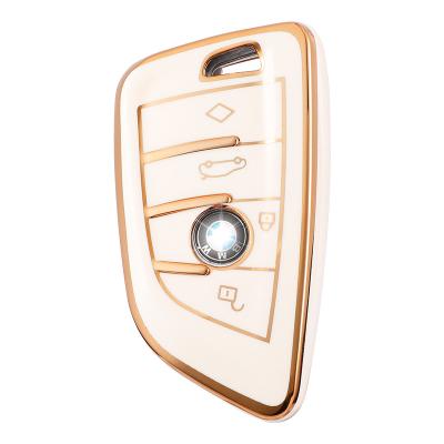 China Soft TPU Plastic Car Key Cover For BMW Car Key Cover Case Holder for sale