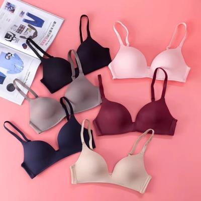 China High Quality Women's Breathable Solid Color QUICK DRY None Soft Steel Plus Size Seamless Sexy Bralette Comfort Bra Top for sale