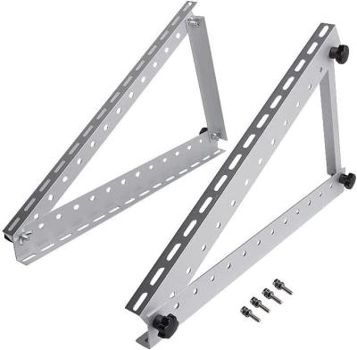 China Custom Adjustable 28 Inch Solar Components Leg Rail Aluminum Triangle Brackets Frames Home Solar Power System for sale