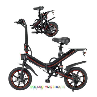 China EU Warehouse 15ah Mini Battery 14inch Wheels Folding Travel Electric Bike Folding Electric Bike for sale