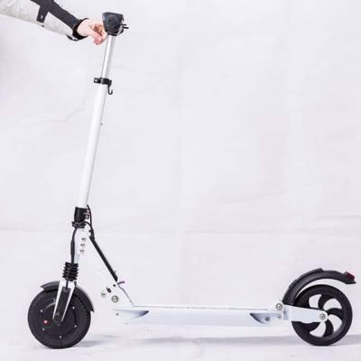 China The lightest carbon fiber folding e scooter mini electric scooter e-scooter and scooter 8inch tubeless tire for sale