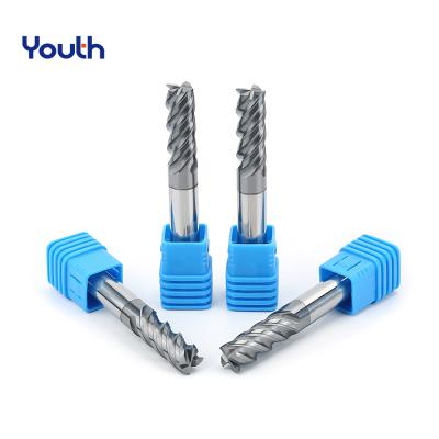 China Youth Factory Price Tungsten Carbide End Mill Face Milling Cutter Fresa Metal Flat Custom Milling Cutter for sale