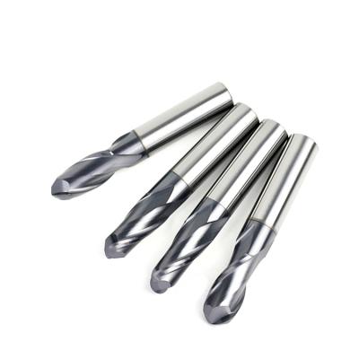 China Burning & Wholesale Custom Good Quality 2 Flute Ball Nose Carbide Milling End Mill for sale