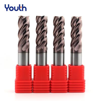 China Variable Carbide Youth Tungsten Carbide Helix And Uneven Pitch End Mill Router CNC Bit for sale