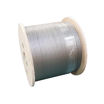 China Good price ss304 0.6mm steel wire 7x19 construction steel wire rope 12mm stainless steel wire rope hangingwire steel rope used for sale