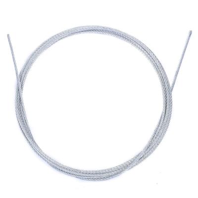 China Easy Cut Steel Wire High Grade Rope Galvanized Clothesline Electric Rope Wire for sale