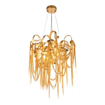 China Contemporary Nordic Classic Chandelier Pendant Lamp Decoration Luxury Modern Tassels Chandelier For Villa for sale