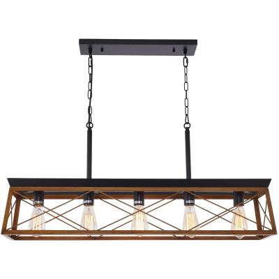 China 5-Lights Farmhouse Chandeliers Industrial Pendant Lighting Fixtures Loot Ceiling Island Light for Kitchen Front Door for sale