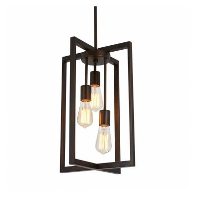 China Industrial Unique Retro American Design Home Decor Hanging Lighting Metal Pendant Lamp For Bedroom for sale