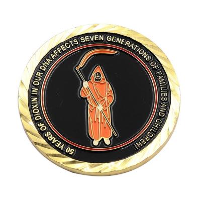 China Europe Challenge Jrotc Promotional Wholesale Zinc Alloy Coin for sale