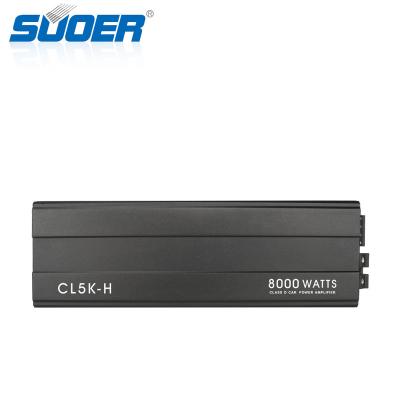 China Amplifier Suoer CL-5K Car Audio Amplifier Class D 8000w Car Amplifier for sale