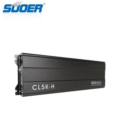 China Professional Mono Amplifier Suoer CL-5K 12V 8000w High Power Channel Class D Car Amplifier for sale