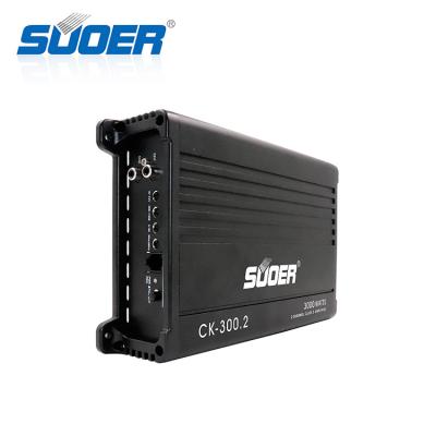 China Amplifier Suoer CK-300.2 Class D 3000w Car Power Amplifier 2 Channel Car Amplifiers for sale