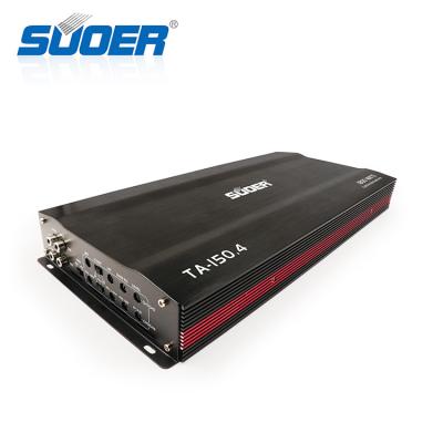 China Amplifier Suoer TA-150.4 1800w full range class ab car audio amplifiers 4 channel car amplifier for sale