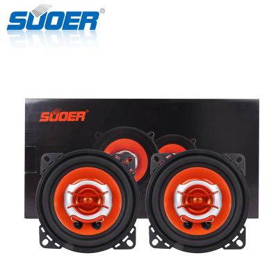 China Suoer SP-400C car subwoofer rubber active auto subwoofers speakers portable car subwoofer for sale