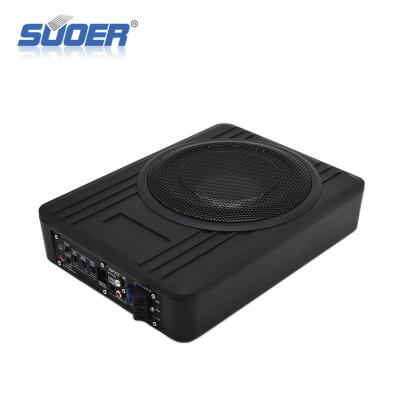 China Beach Vihicle Suoer Gun -8A Small 8 Inch Subwoofer Manufacturing Supply High Power Audio Flat Bass Under Seat Car Subwoofer for sale