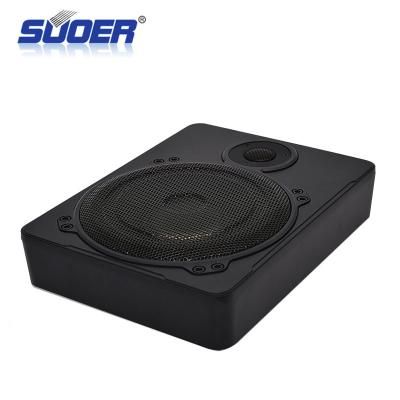 China Range Vihicle Suoer 10inch 600w High Power Subwoofer Bass Under Seat Woofer Speaker Car Audio Subwoofer for sale