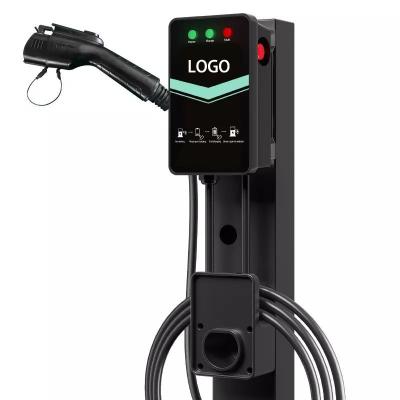 China PC9330 7KW Type 1 SAE J1772 Wallbox EV Charging Station Charging Pile  Level 2 Home EVSE Plug and Play for sale