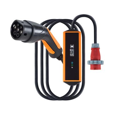 China 7 KW 11KW  Portable EV Charger Type1/Type 2 Electric Car Charger High Quality Current Adjustable Customization Available BFM207 for sale