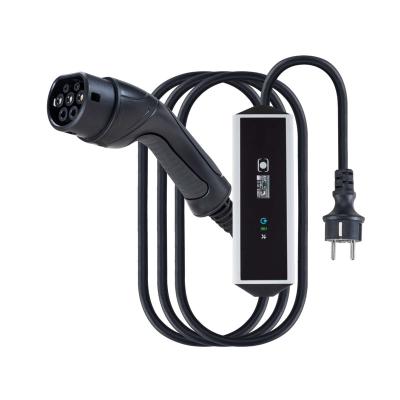 China 3.5KW / 7KW  Portable EV Charger Type 2/ Type 1 Electric Car Charger High Quality Current Adjustable Customization Available BFM207 for sale