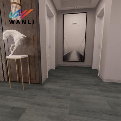 China Waterproof;fireproof;eco friendly;wear resisrtant;anti-slip Spc luxury plastic flooring pvc spc  brown flooring for sale