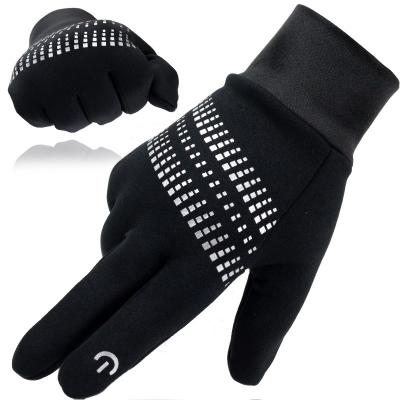 China Fall/Winter Simple Suede Touch Screen Gloves For Men And Women OEM Customized Logo for sale