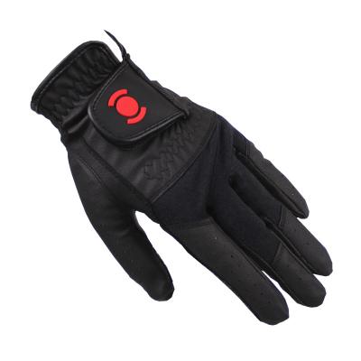 China Hot Sale Mens Cabretta Leather Soft Golf Gloves With Custom Colors for sale