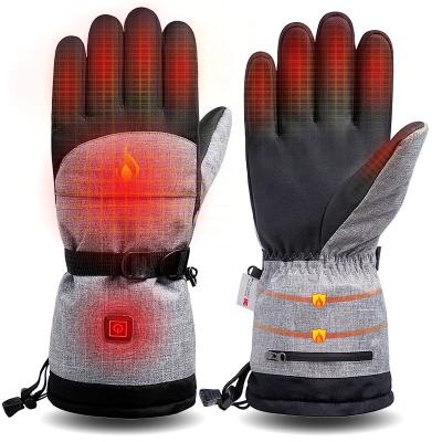 China Double Center Waterproof Design Smart Electric Heating Gloves for sale