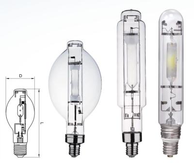 China Professional Manufacturer High Wattage Metal Halide Lamp Coverage 160000lm E40 MH-TT1500W for sale