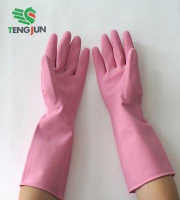 China Housework Latex Natural Housework Rubber Gloves Work Cheap Latex Glove Hot Rubber Gloves for sale