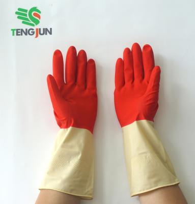 China Do Two Color Latex Gloves Housework Popular Household Products In Home And Kitchen for sale