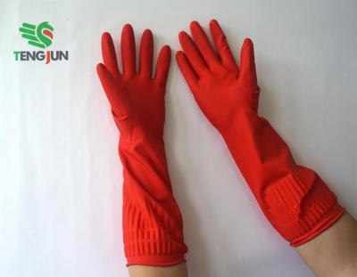 China High Quality Long Sleeve GLOVES-SKIN Dishwashing Gloves Unlined Gloves Latex RUBBER PAD for sale