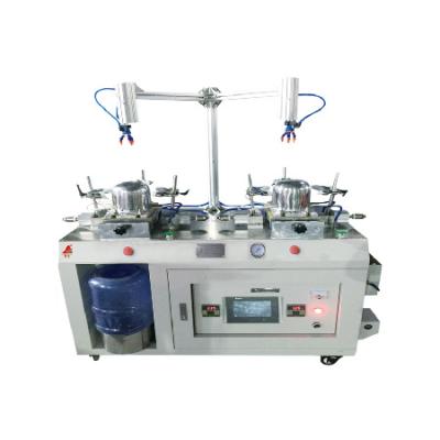 China PLC System LZ-1-B2 Automatic Two-molds Baseball Cap Ironing Machine With Inner Cooling Device for sale