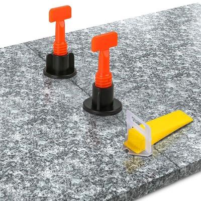 China Modern HF System Plastic Profile Tile Wedges And Clips Tile Leveling Clips for sale