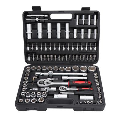 China HF2021 Car Tool Kit 108pcs Socket Wrench Bit and Screwdriver Set with Ratchet Handle for sale