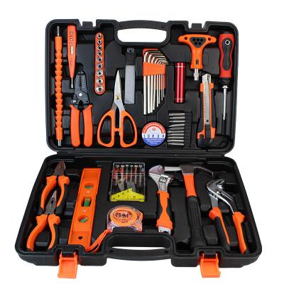 China HF2021 Car Tool Kit Vanadium Hand Tool Socket Wrench Auto Repair Set Logo Printed Heavy Duty Professional Chrome for sale