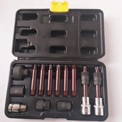 China HF2021 Car Tool Kit Jobsite Socket Set Tools Socket Wrench Tool Kit Total Drive 32pcs 1/2'; ' Dr. socket set for sale