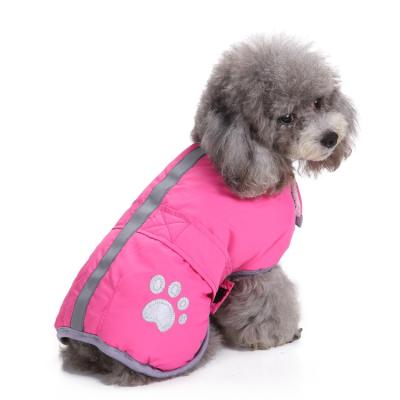 China Amazon Sustainable Windproof Reflective Dog Clothes Winter Pet Clothes For Small Medium Large Puppy Dogs for sale