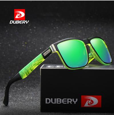 China Popular Sports Sunglasses DUBERY D518 Mirror Sunglasses Most Polarized UV400 Italy Design Sun Lenses for sale