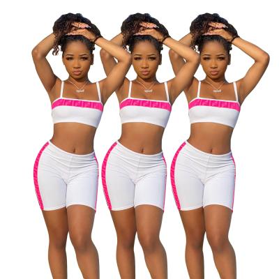 China 2021 Viable Casual Solid Two Piece Pants Short Set Short 2 Piece Women Sets Women Clothing for sale