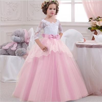 China Cheapest Viable Good Quality Wedding Ceremony Event Bridesmaids Girls Dress Baby Wedding Dress for sale