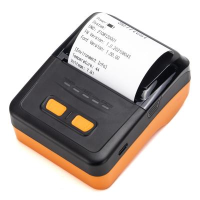 China Smart Handheld Portable Mobile Thermal Receipt Printer Barcode Printers 58*40mm for sale