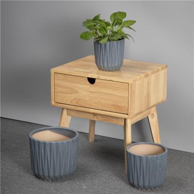 China Eco-friendly Modern Ornamental Decorative Indoor Succulent Planter Tabletop Living Room Ceramic Flower Plant Pot Stand for sale