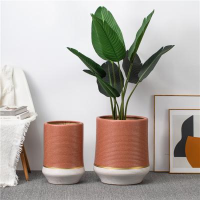 China Modern Creative Luxury Pots Garden Ornament Home Design Ceramic Flower Pots Eco-friendly Factory Bulk for sale