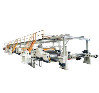 China food & Beverage factory high speed 3 ply 5 ply corrugated cardboard production line/inverter machine /paper product making machinery for sale