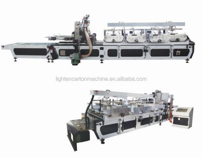 China Automatic Food Separator Corrugated Assembler Corrugated Box Enveloping Machine for sale