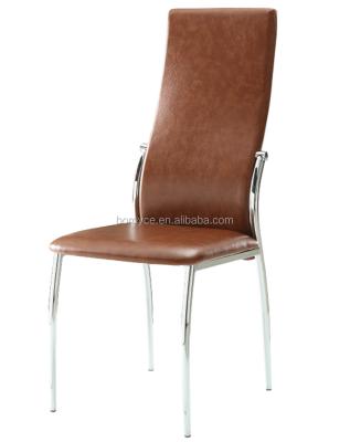 China Dining modern wholesale chairBR-F8# leather dining chair metal for sale