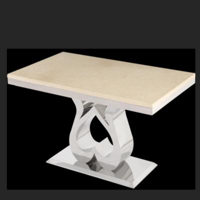 China DINING TABLE Guangzhou Simple Elegant Appearance Artificial Marble Dining Table BR-T079 for sale